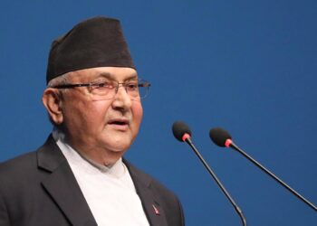 गठबन्धन यो देशका लागि अभिशाप हो : ओली