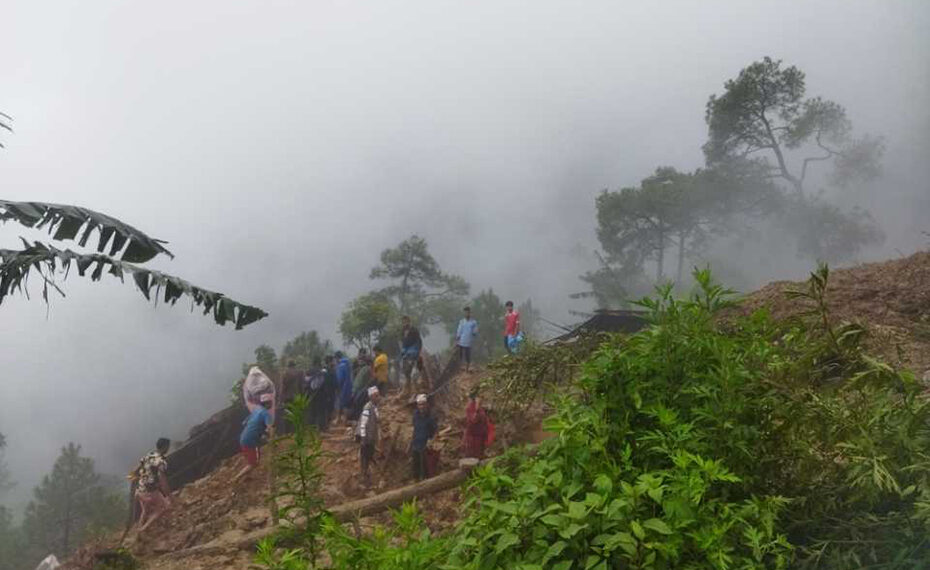 गुल्मी पहिरो अपडेट : ४ जनाको मृत्यु, २ घाइते