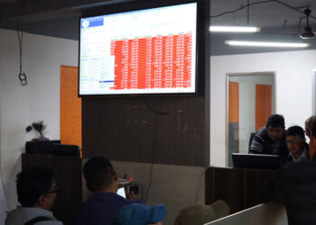 दोहोरो अंकले घट्यो सेयर बजार, १ अर्ब ३३ करोडको कारोबार