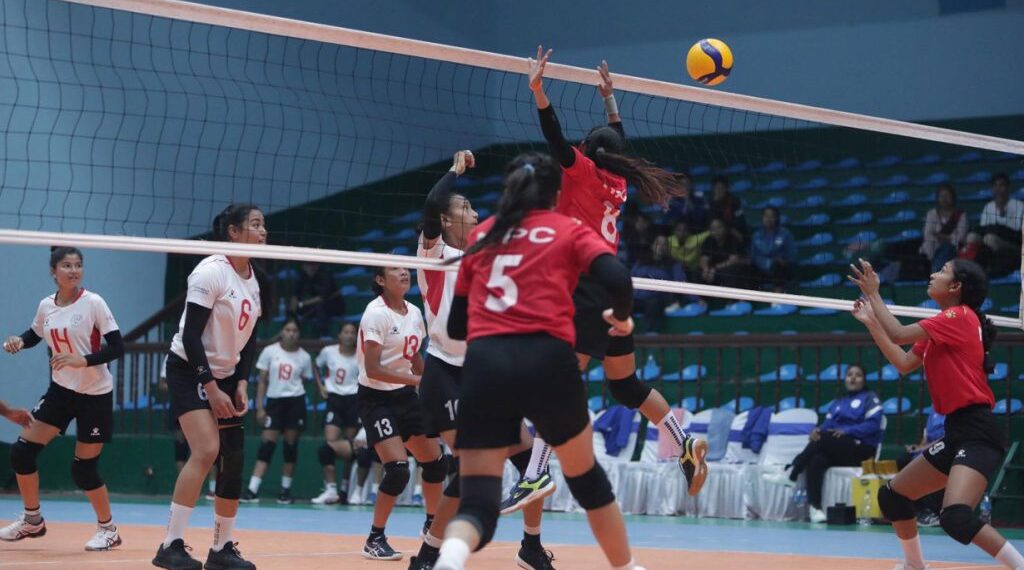 न्यू डाइमन्ड पुलिससँग पराजित भएपछि महिला भलिबलमा एपीएफ फाइनलमा