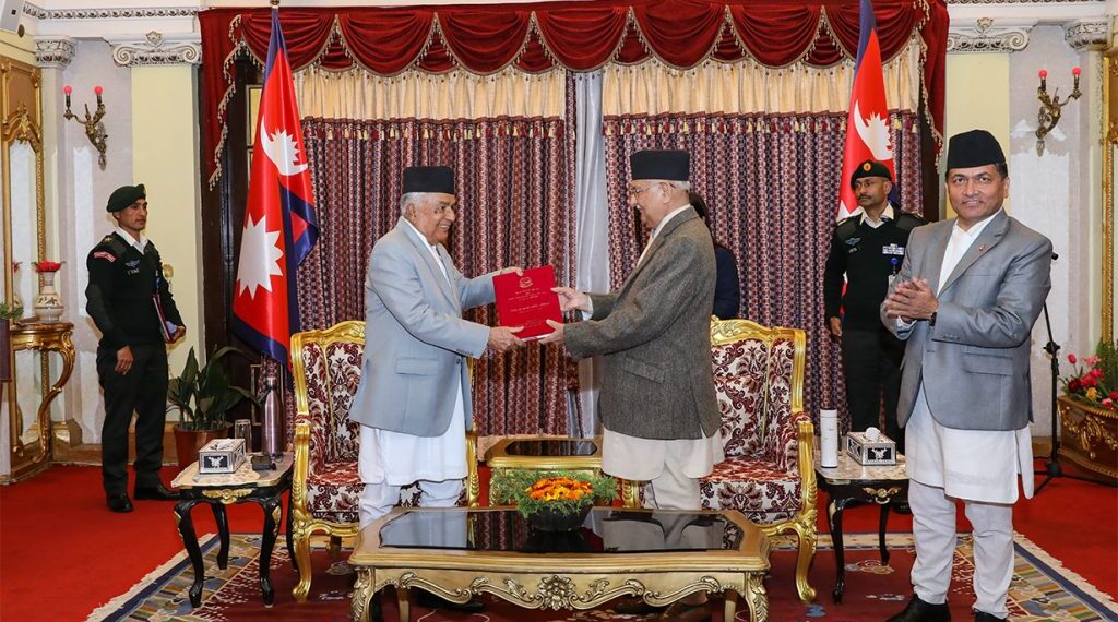 सरकारले राष्ट्रपति पौडेल समझ बुझायो वार्षिक प्रतिवेदन