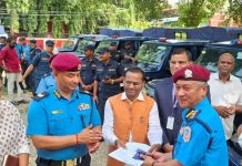 मधेश प्रदेश सरकारले नेपाल प्रहरीलाई दियो १२ वटा गाडी